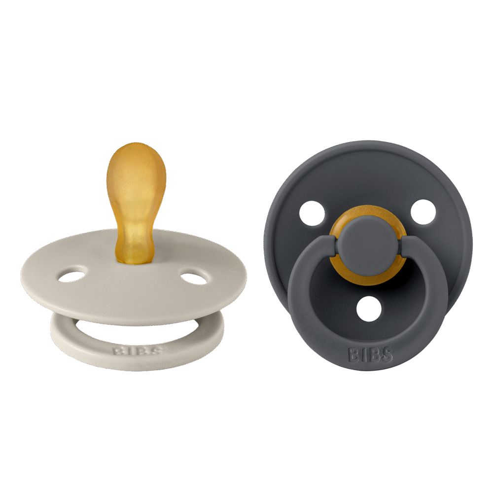 2 Pak. Farvet Latex Str. 1 Symmetrisk Sandjern fra Bibs