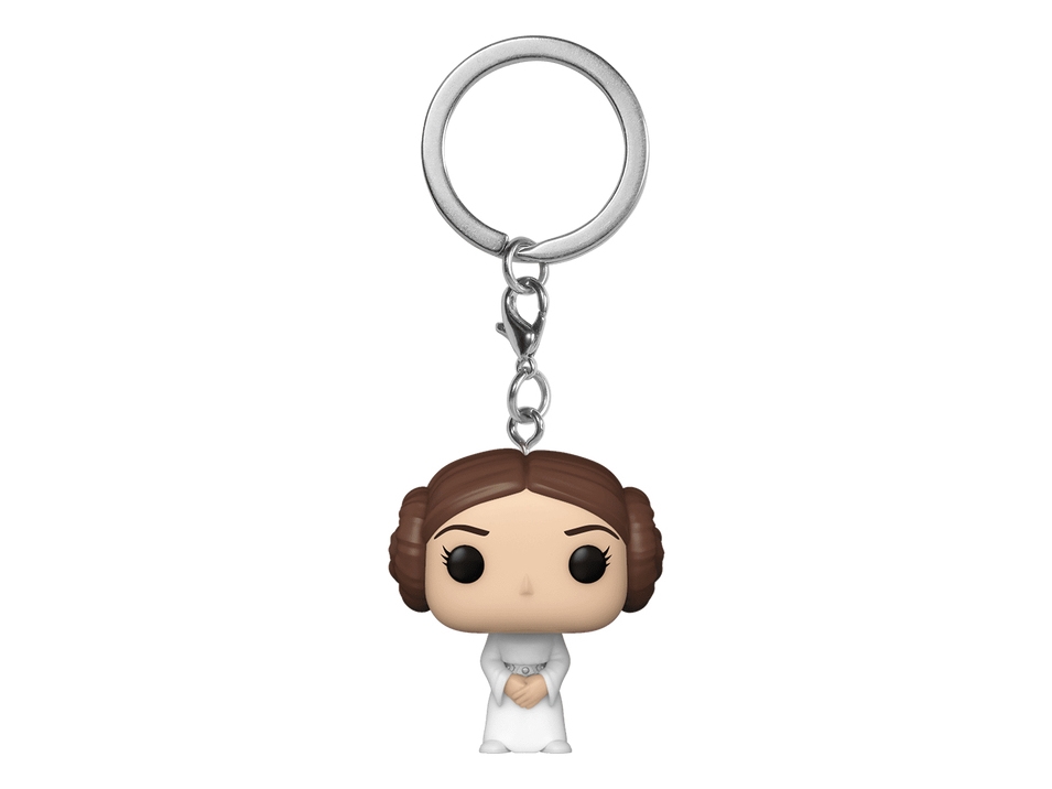 Pop! Princess Leia Nøglekæde - Flerfarvet Vinyl Figur