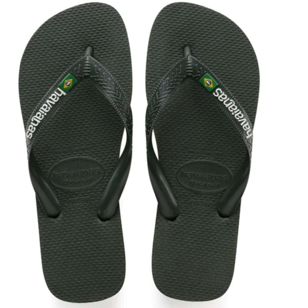 Havaianas Unisex Tøfler med Brasil Logo - Grøn