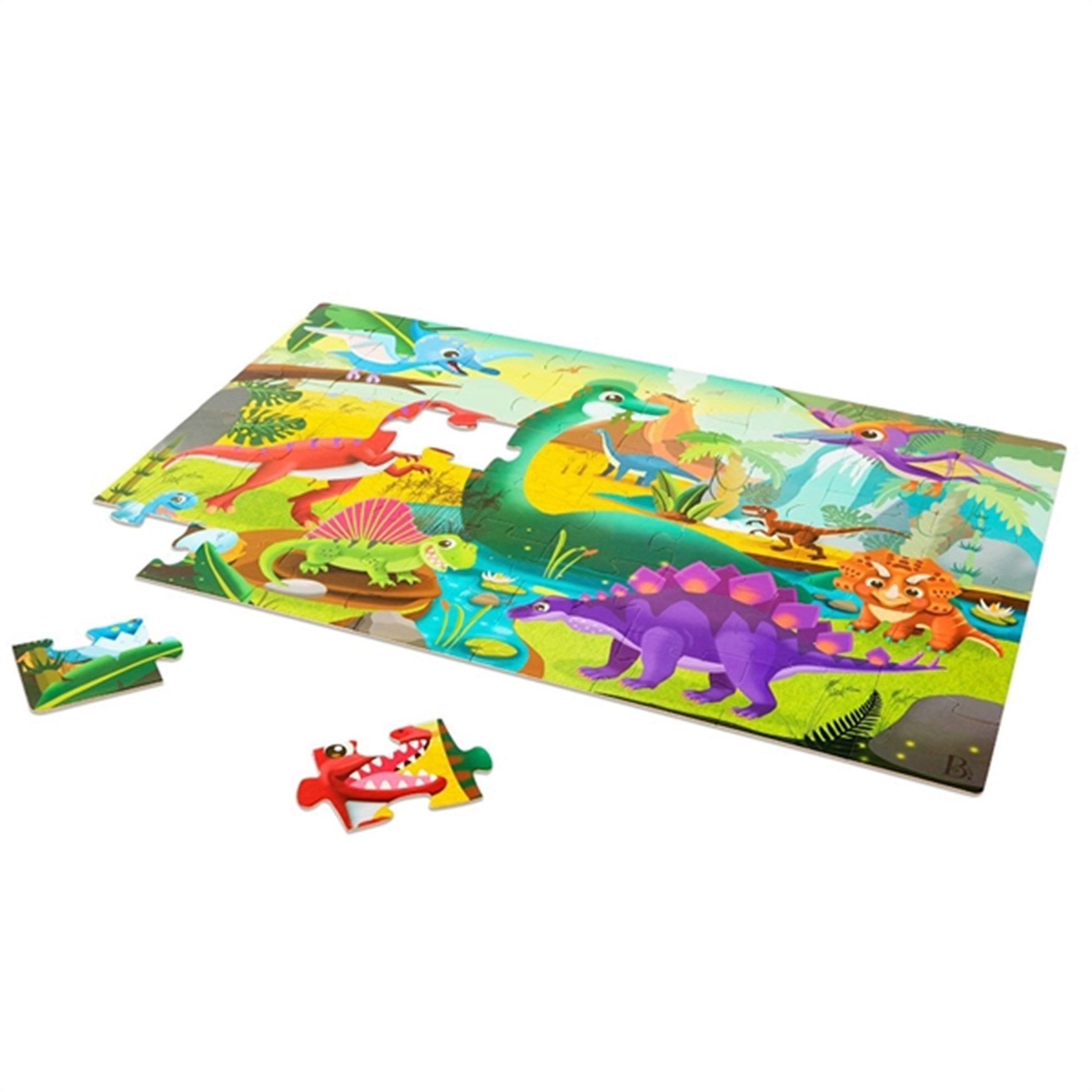 B Toys Dino Gulvpuslespil fra B-toys
