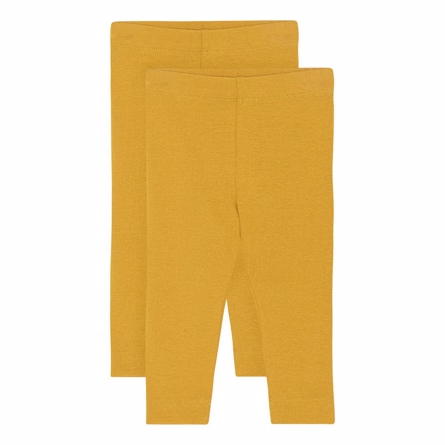 2-pak Leggings i Karrygul fra Birkholm