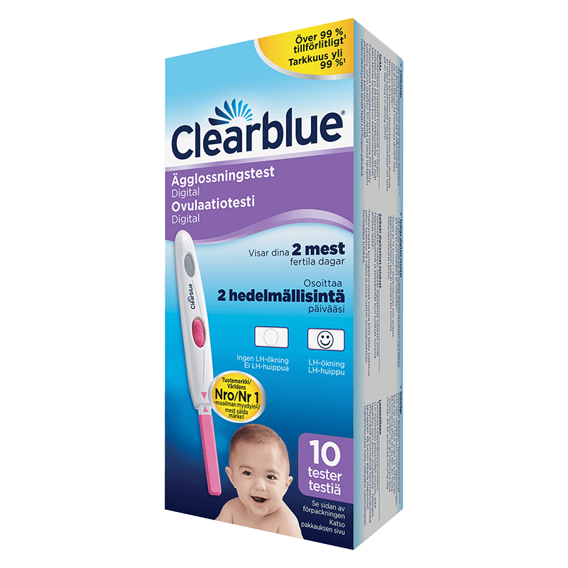 Clearblue Digital Ægløsningstest fra Babyplan