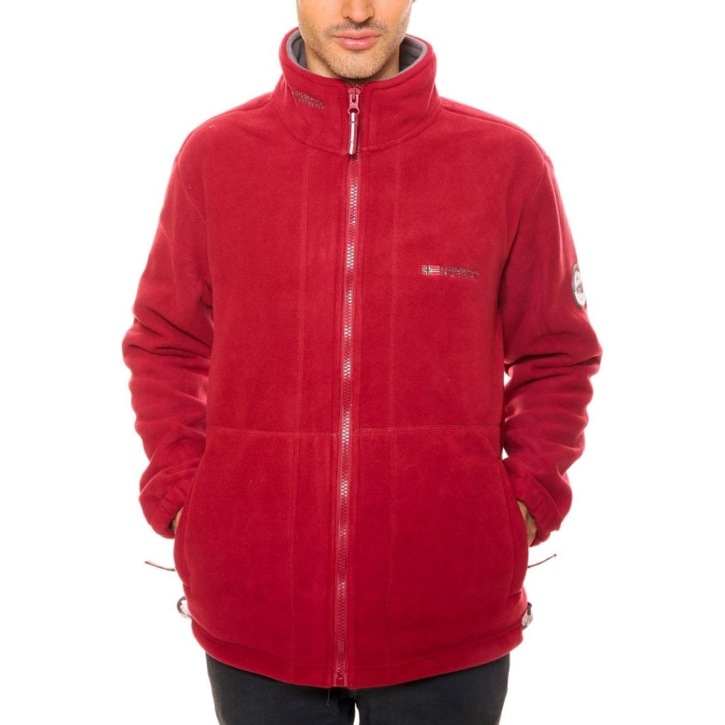 Geographical Norway Mænds Fleece Trøje Korleon Rød