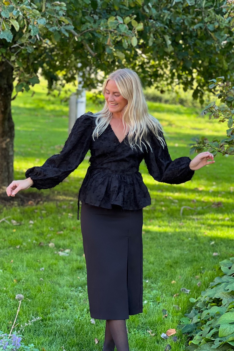 A-View Feana Bluse - Sort