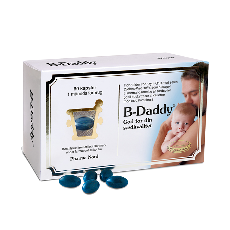 B Daddy Kapsler til Mænd - 60 stk fra Babyplan