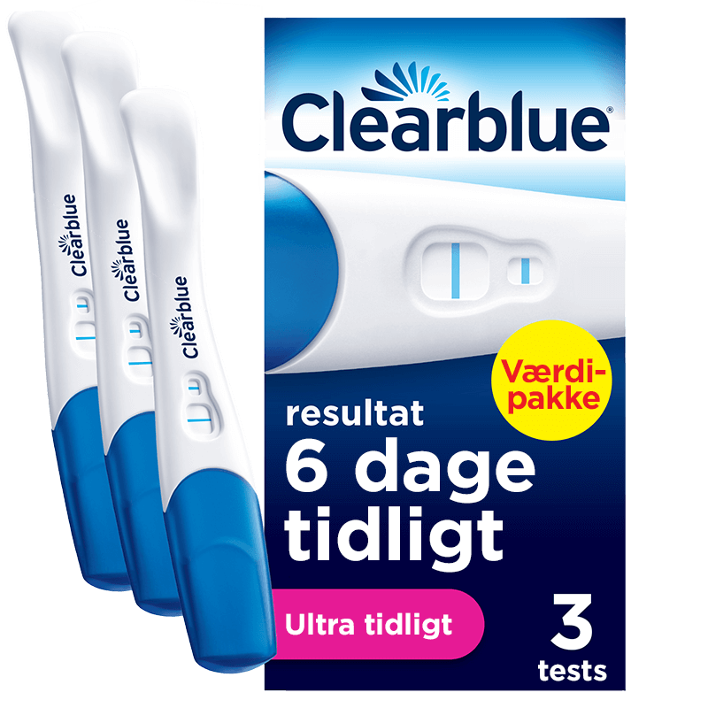 Clearblue Ultra Tidlig Graviditetstest 3 Pakker