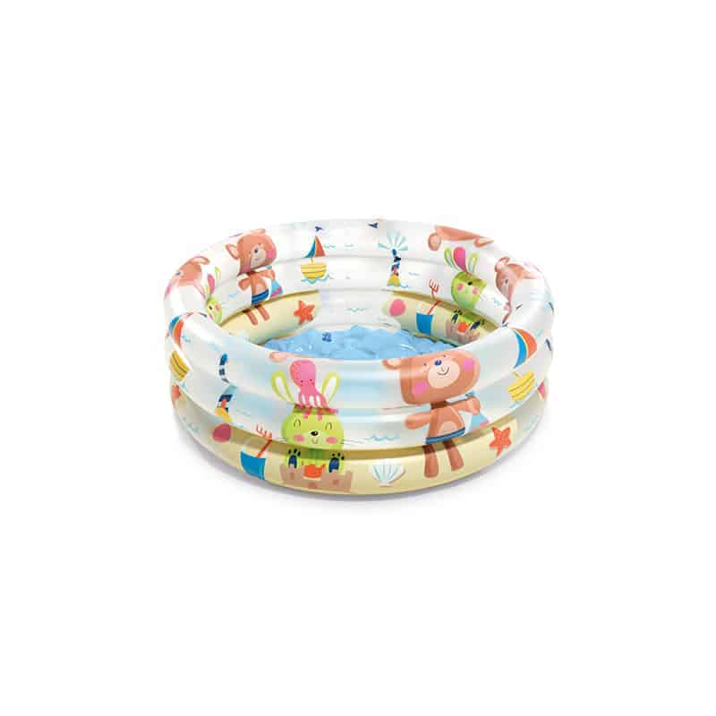 3 Ring Baby Pool, 28l, 61x22 Cm. fra Intex