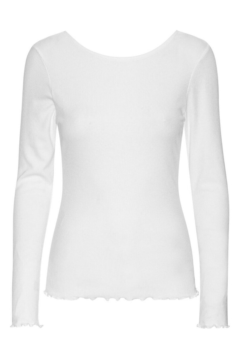A View   Bluse   Florine L S Top   White fra A-view