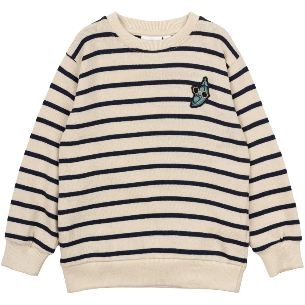 Nat Sweatshirt   Indigostri   98 fra The New Siblings