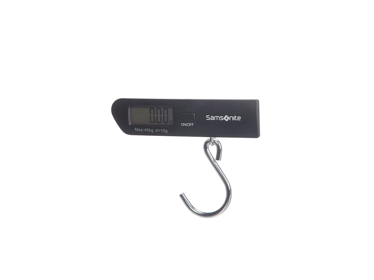 122291 1041, Elektronisk, 40 Kg, 10 G, Sort, Kg, Krog fra Samsonite