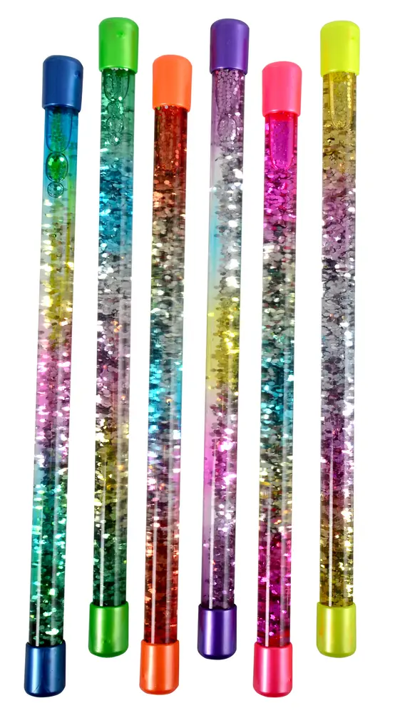 1 Stk. Tryllestav Med Glitter Assorteret. fra Magni