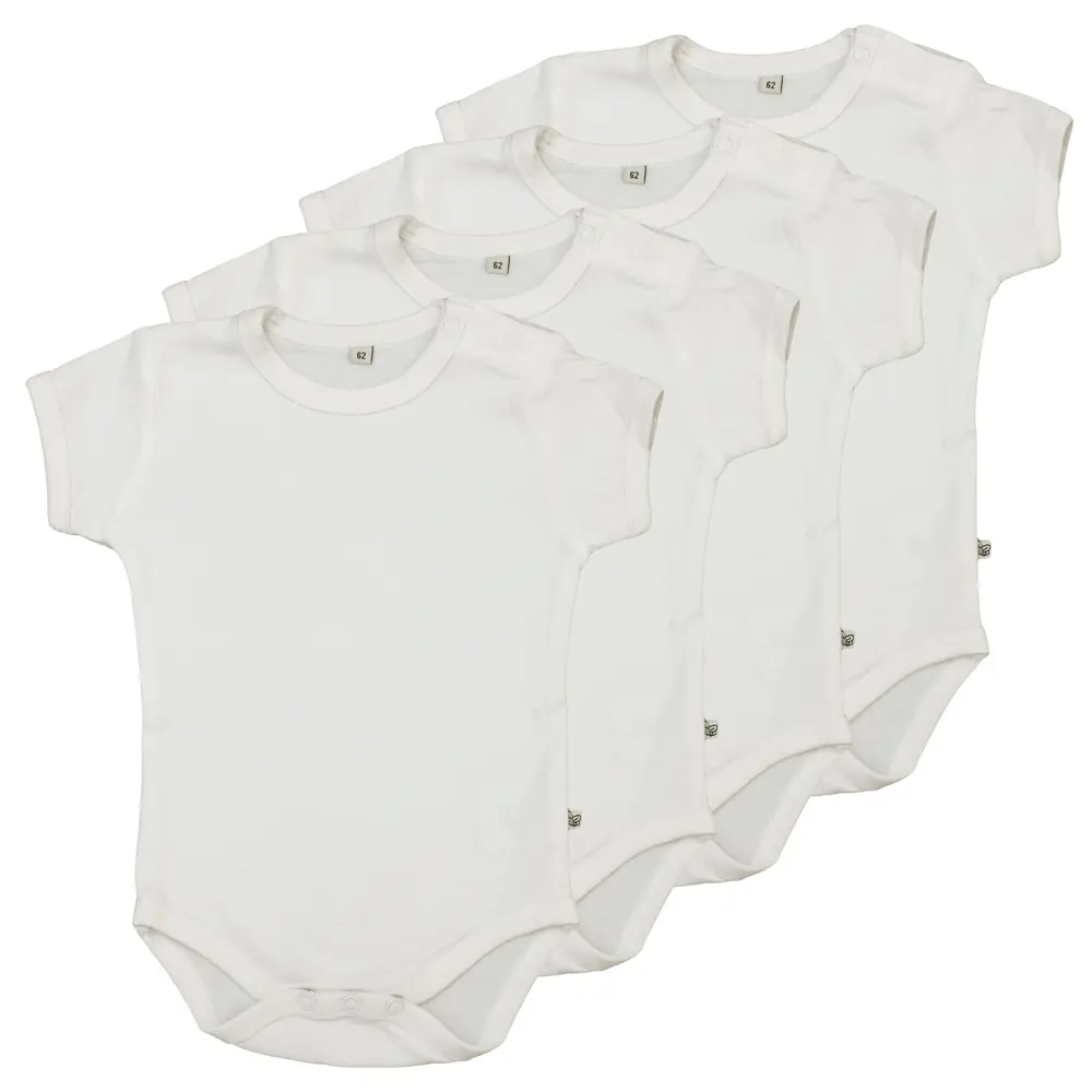 4 Stk K æ Bodystockings   White 100   98 fra Pippi