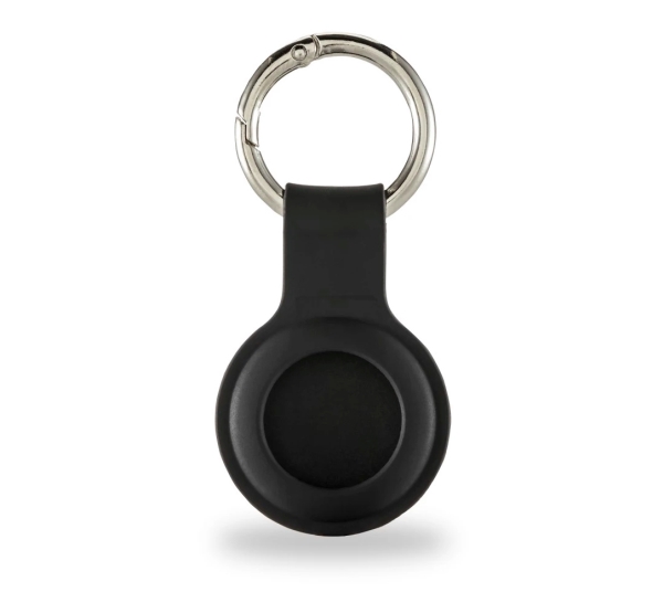 00215626, Boks, Sort, Key Finder Case, Silikone, Slagbestandig, Ridseresistent, Apple Airtag fra Hama