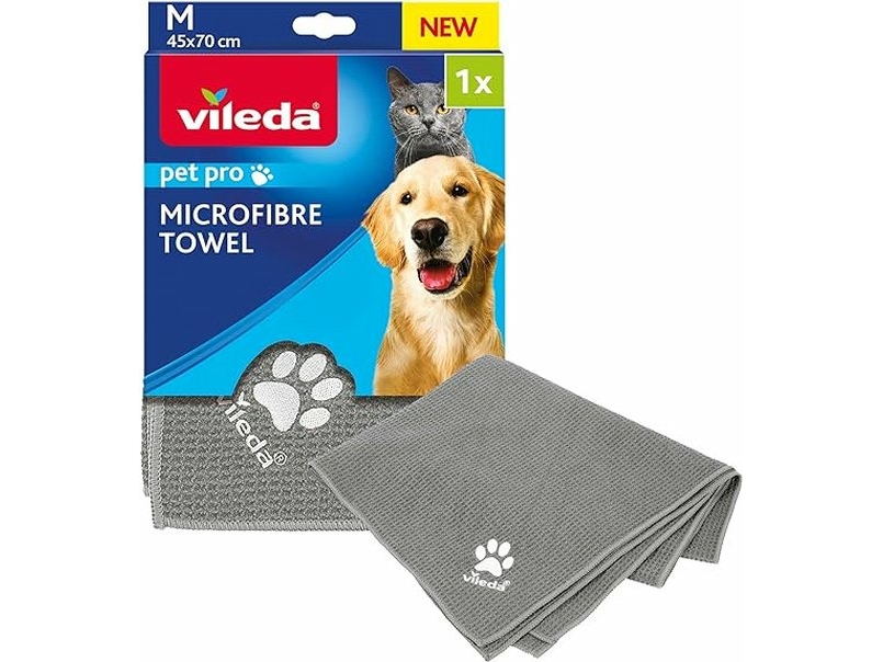 172650, Kat, Hund, Mikrofiber, Grå, M, 450 Mm, 700 Mm fra Vileda