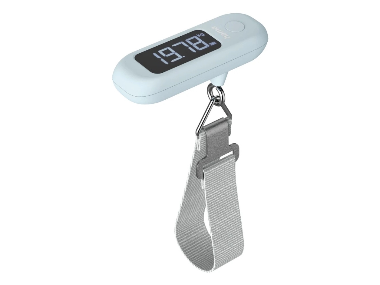 00139545, Elektronisk, 50 Kg, Blå, Grå, Kg, Lb, Oz, Rem, Acrylonitrilbutadienstyren, Polyester fra Hama