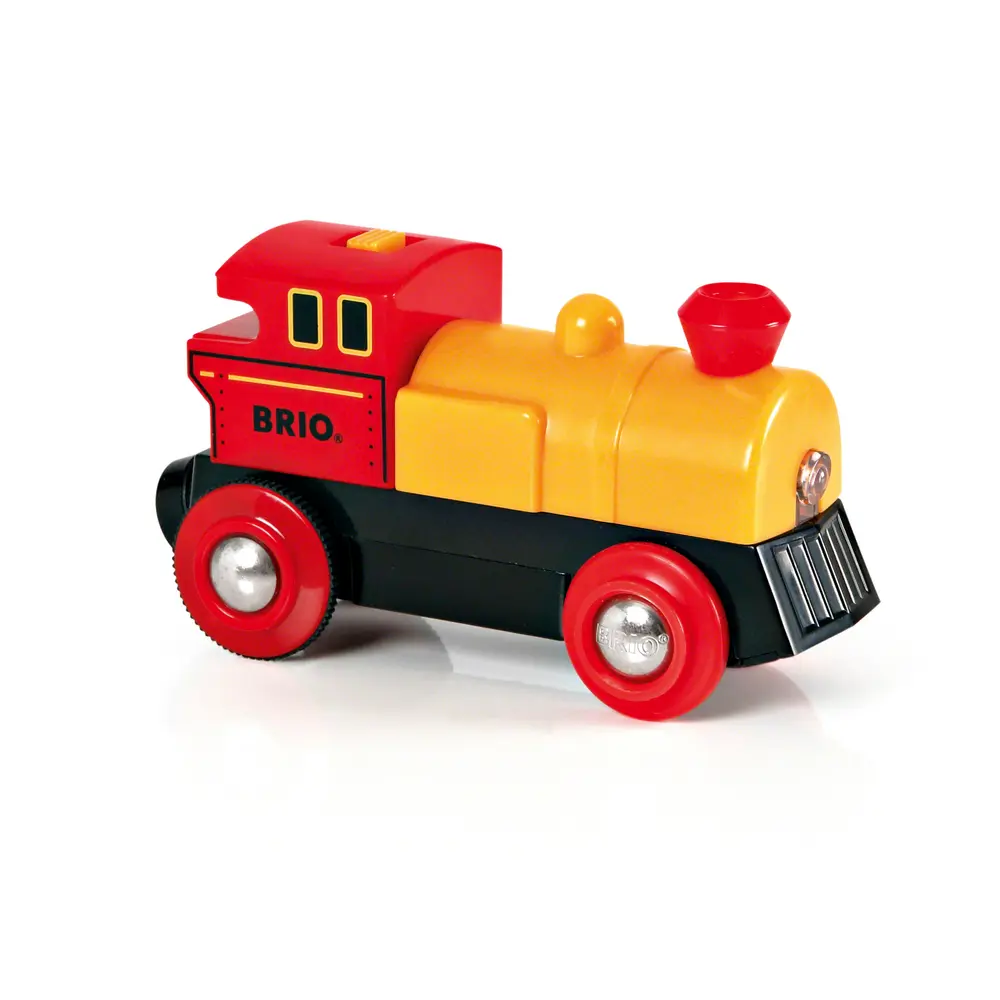 33594 Batteridrevet Tovejs Lokomotiv, Rødt Gult fra Brio