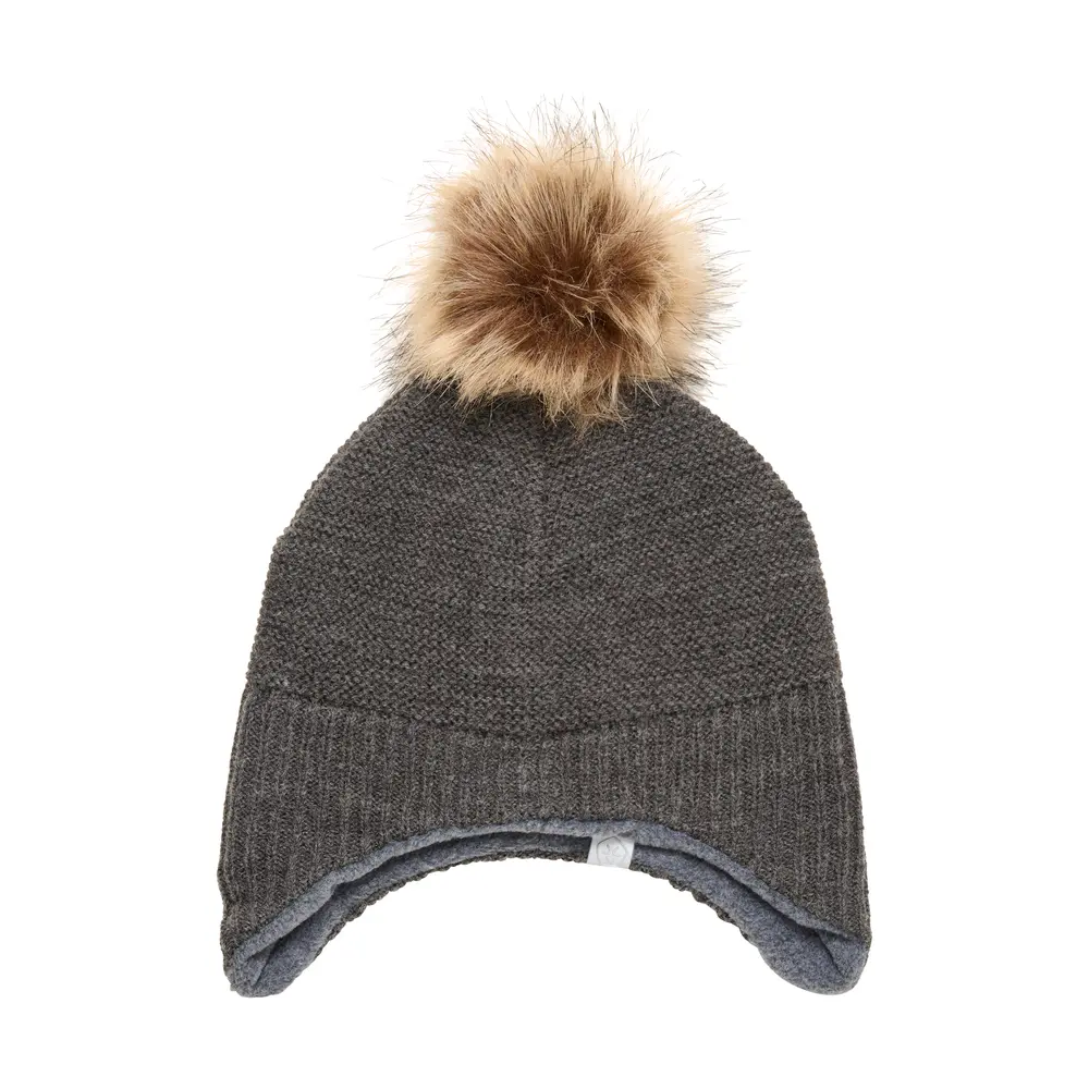 Baby Hat M. Fake Fur   Phantom   50 fra Color Kids