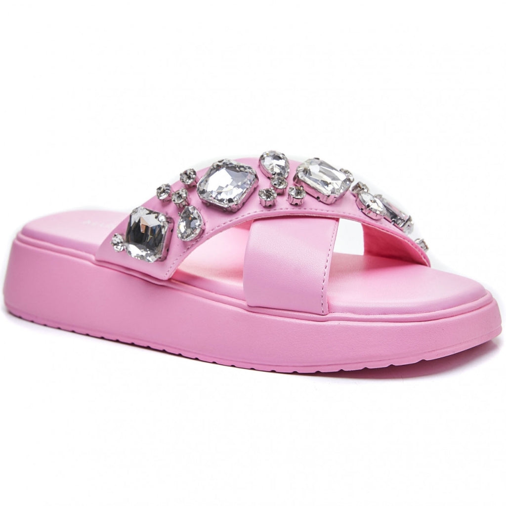 Adelina Dame Sandal 2367   Fuxia fra Shoes