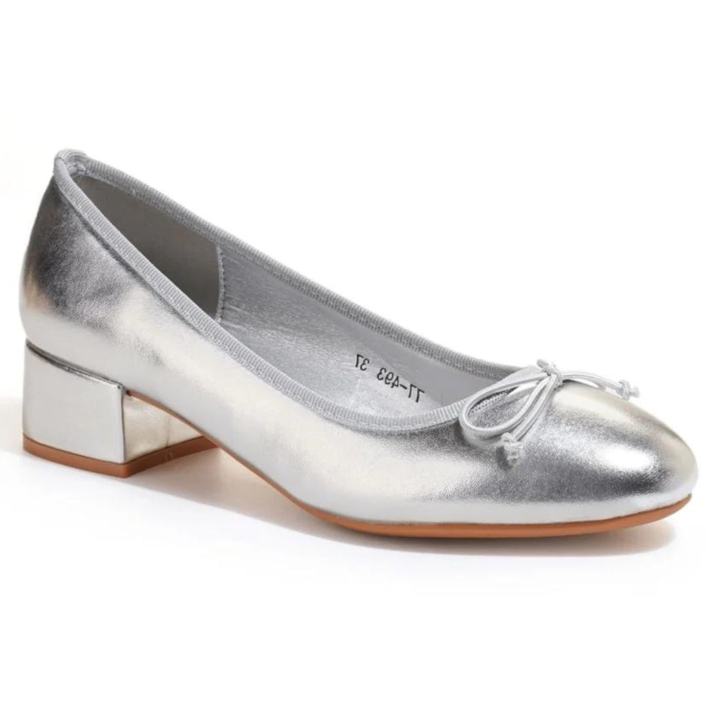 Camille Dame Plateau Sko 77 493   Silver fra Shoes