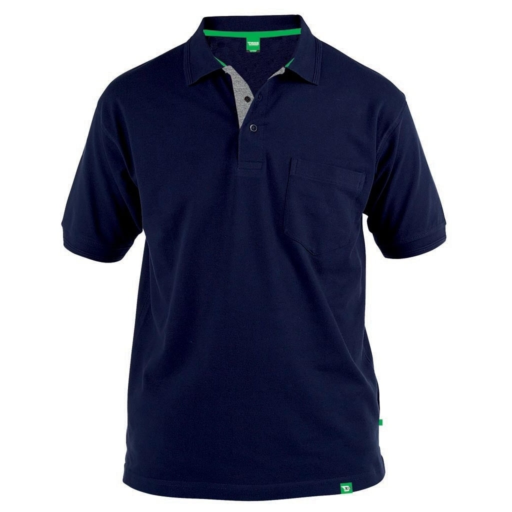 Duke D555 Polo Herre Grant Plus   Navy fra Duke Clothing