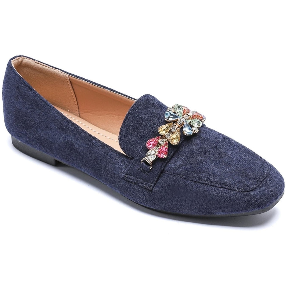 Beth Dame Loafers Vg25   Navy fra Shoes