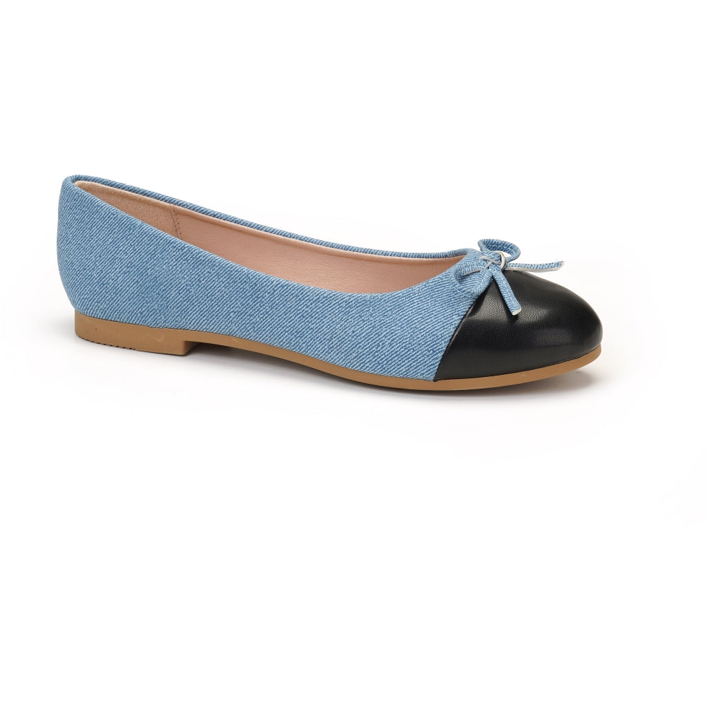 Elise Dame Ballerinasko 8189   Blue fra Shoes