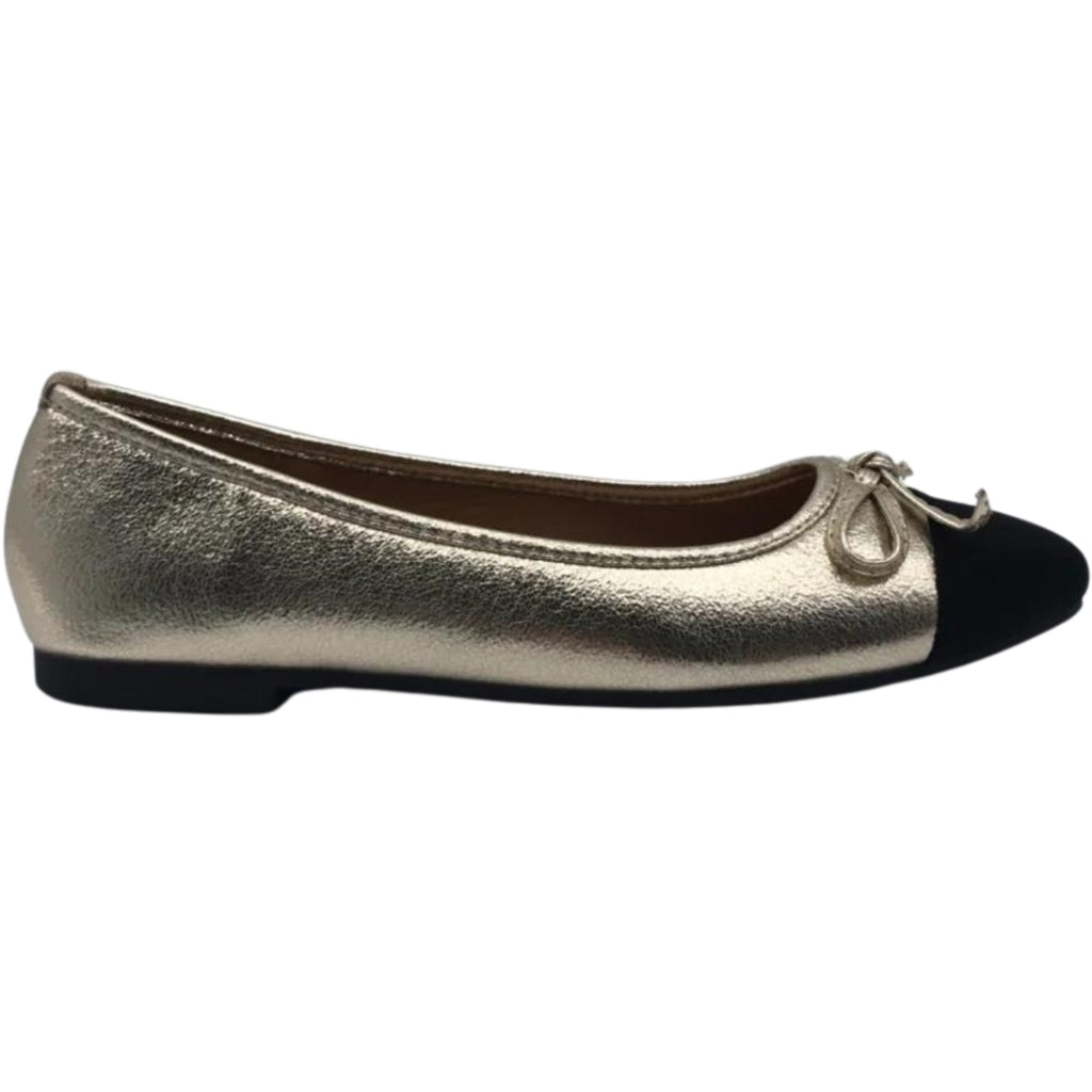 Filippa Dame Ballerinasko 1785   Gold fra Shoes