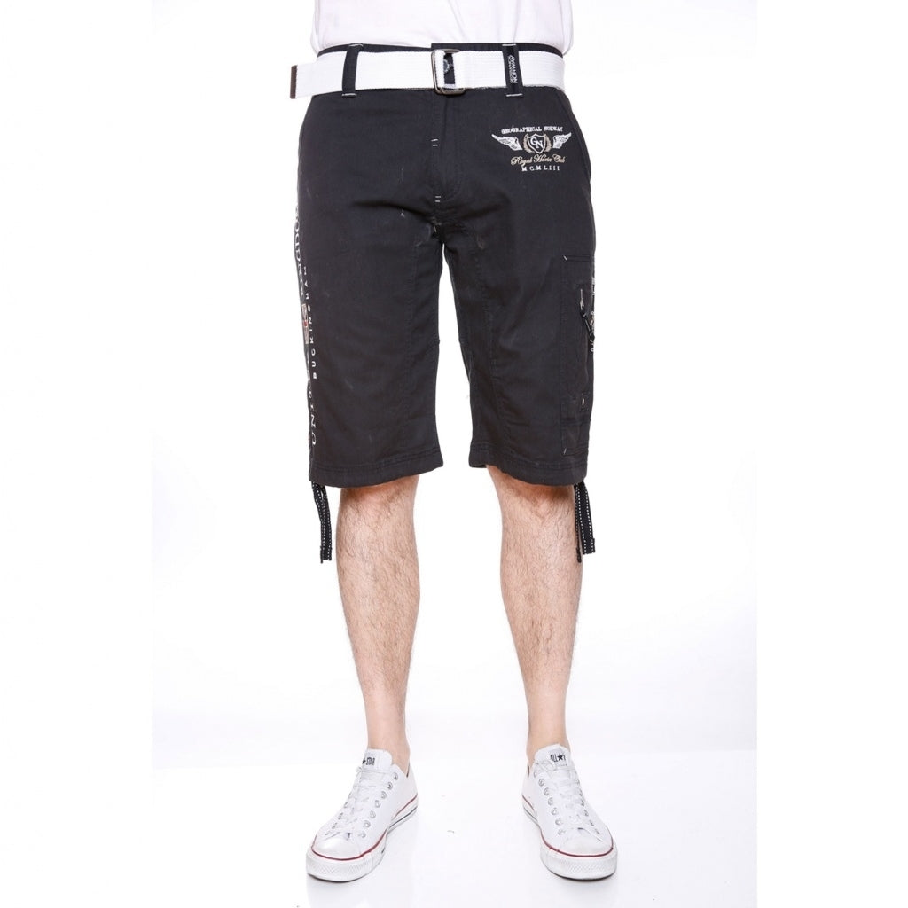 Børne Shorts Pastrami   Black fra Geographical Norway
