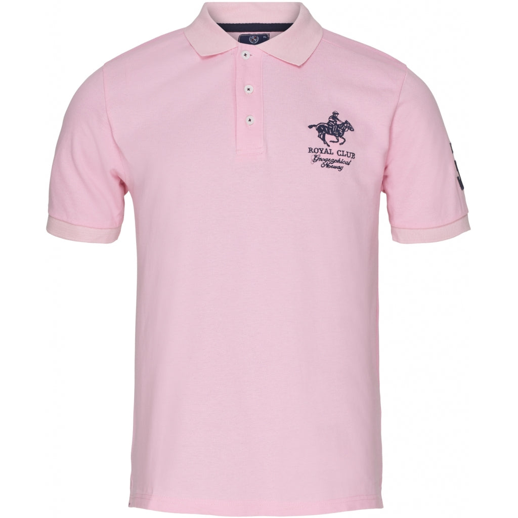 Herre Polo Kampai   Pink fra Geographical Norway