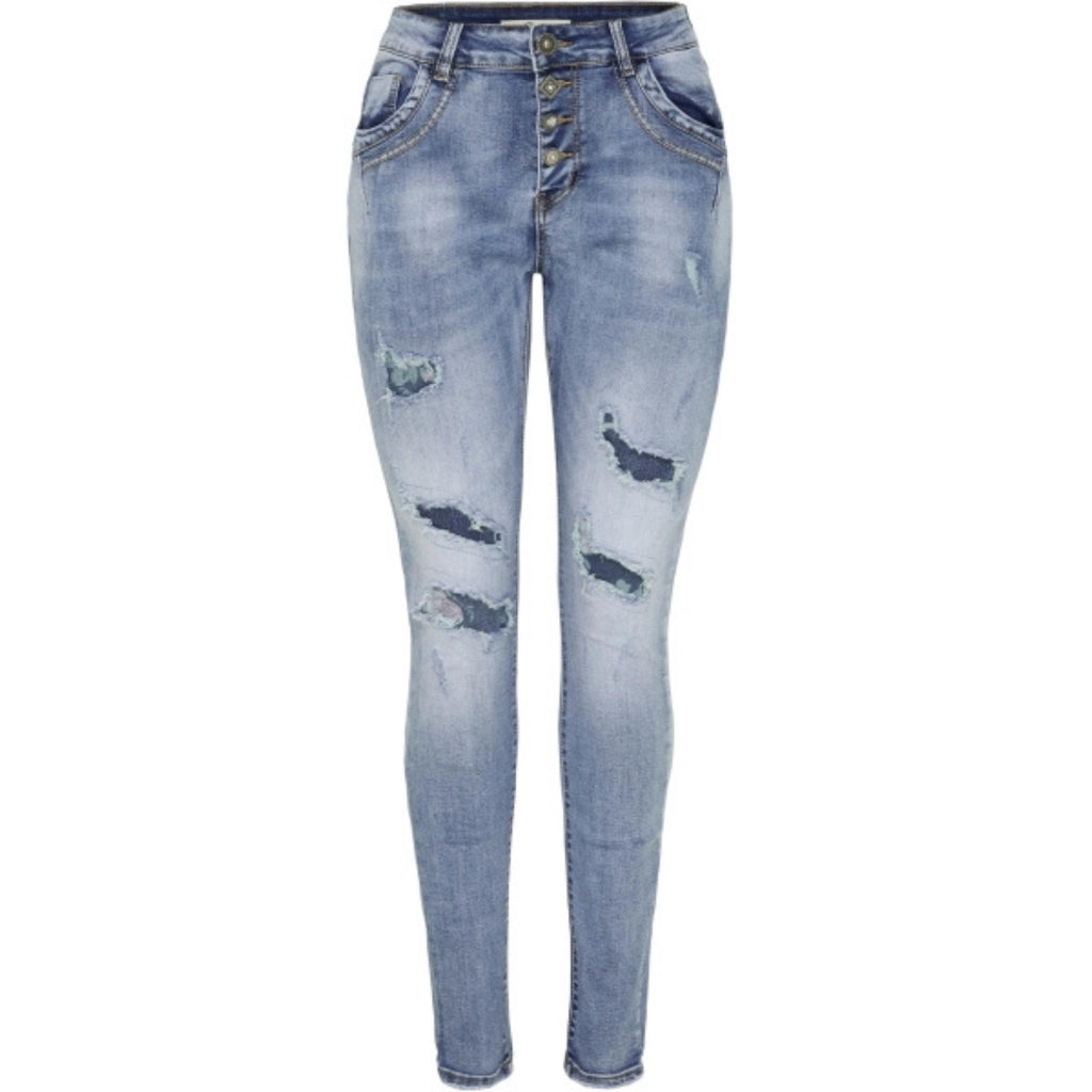 Dame Jeans Jw2253   Denim fra Jewelly