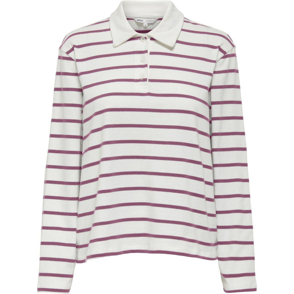 Dame Polo Onlsira   Burgundy fra Only
