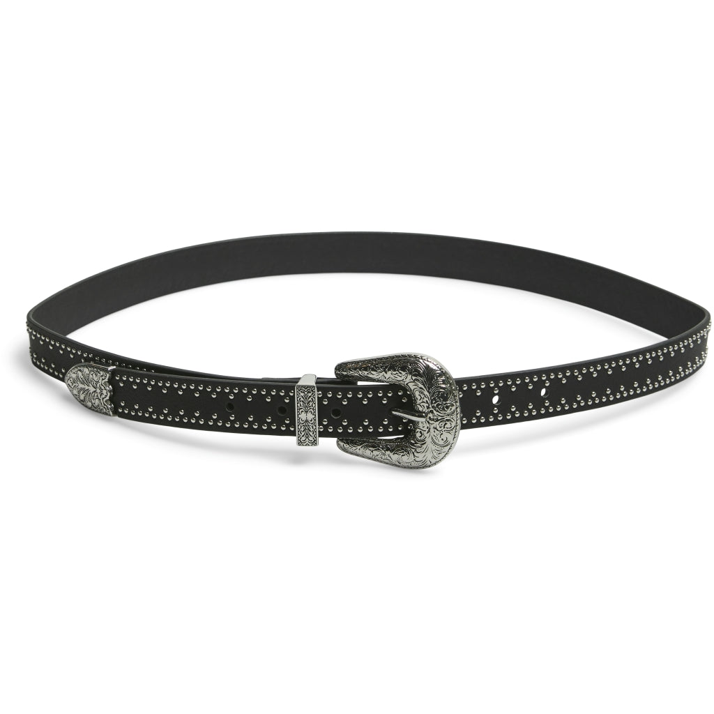 Dame Bælte Pcarran   Black Silver Trim fra Pieces