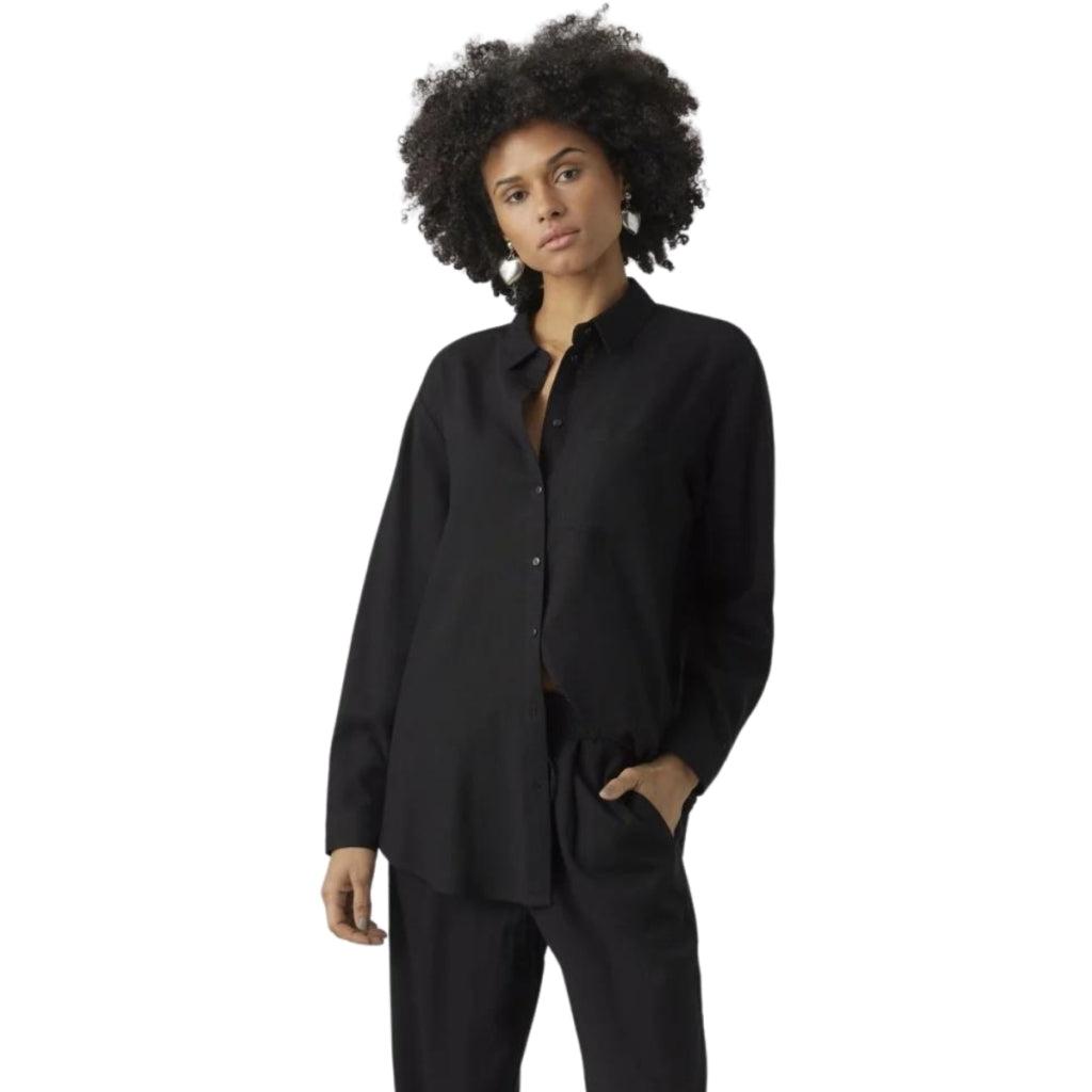 Dame Skjorte Vmmymilo   Black fra Vero Moda