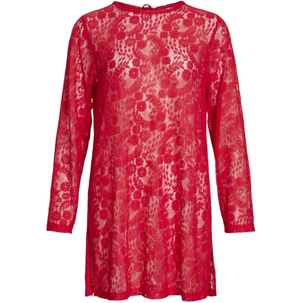 Dame Bluse Viselly   Poppy Red fra Vila