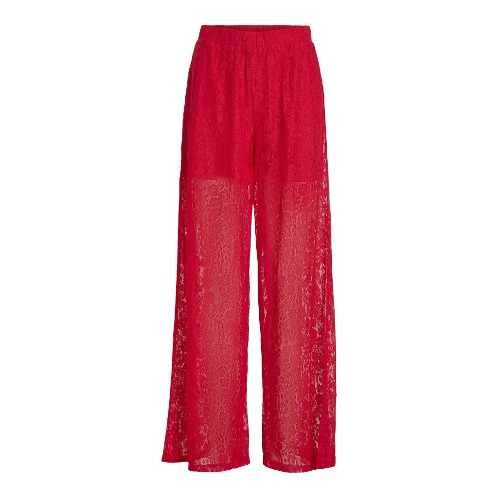 Dame Bukser Viselly   Poppy Red fra Vila