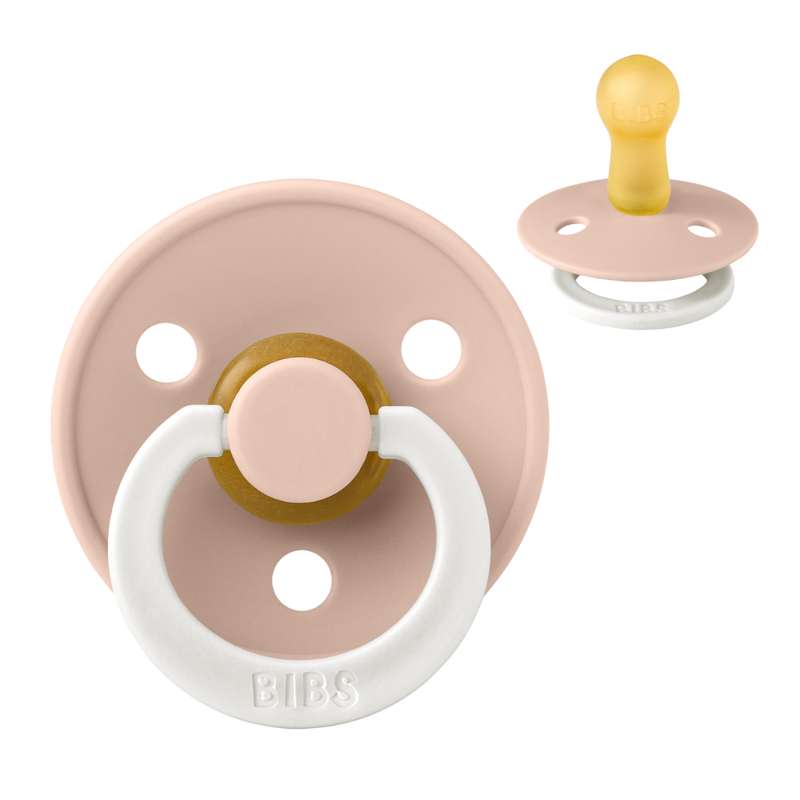 BIBS Glow Rund Sut i Naturgummi - Ergonomisk Design