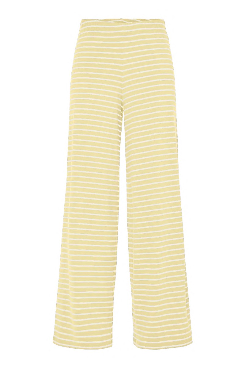 Bukser   Monique Mw Wide Pants   French Vanilla Coconut Milk fra Pieces