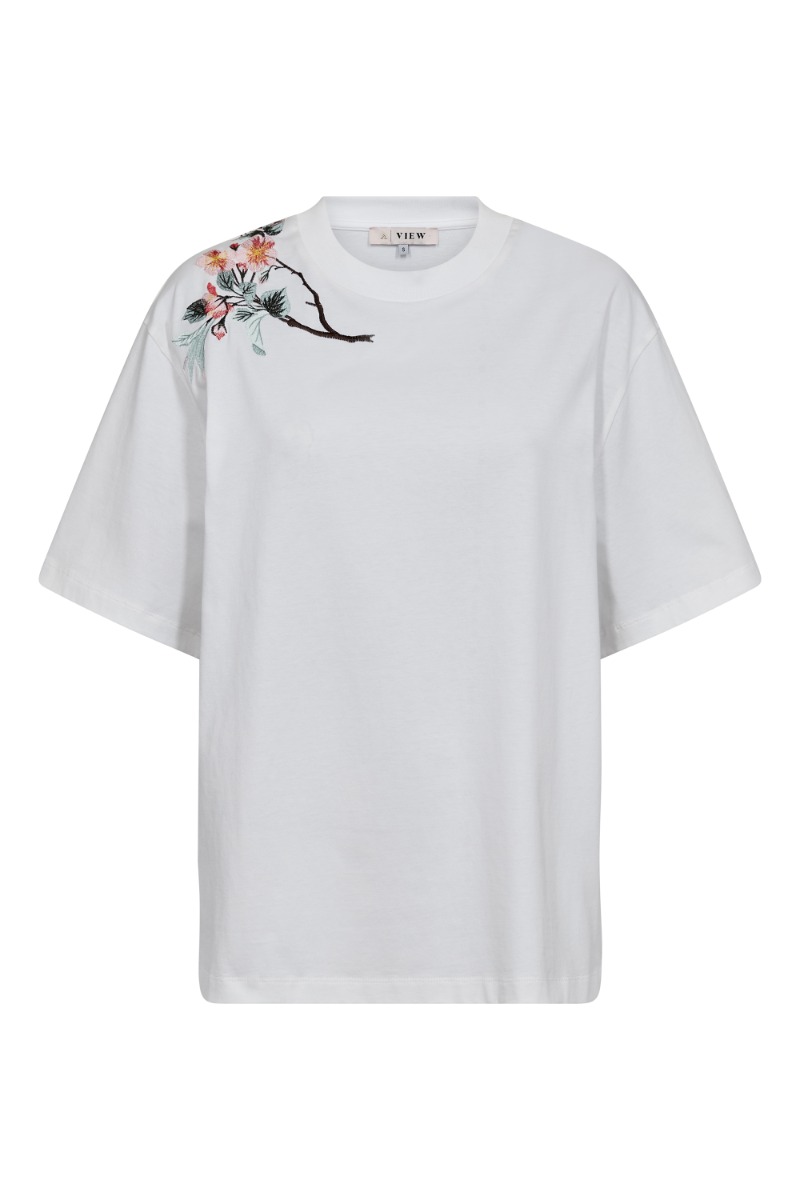 A View   T Shirt   Best Flowertee   White fra A-view