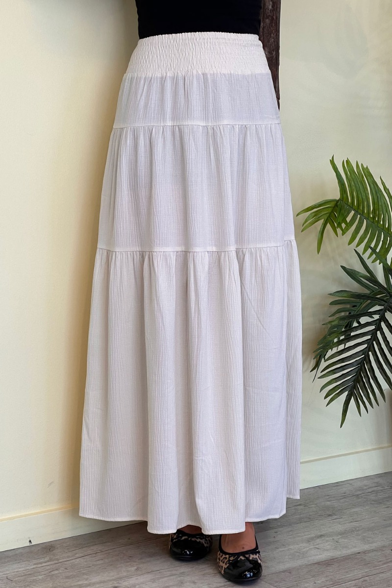 A View   Nederdel   Gypsy Skirt   Off White fra A-view