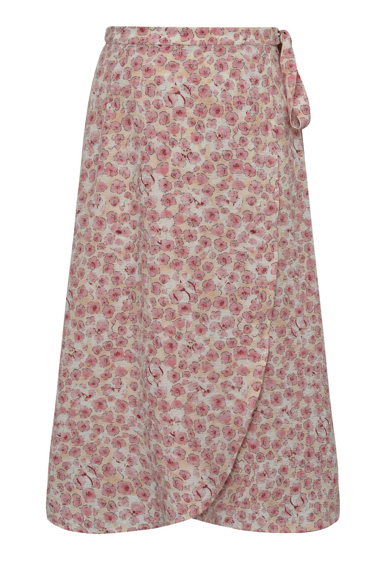 A View   Nederdel   Peony Wrap Skirt   Rose Pink fra A-view