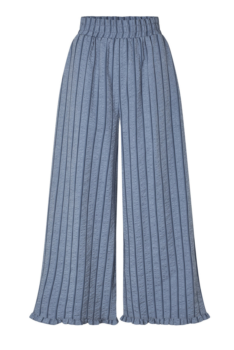 A View   Bukser   Thilde Pants   Blue Stripe fra A-view