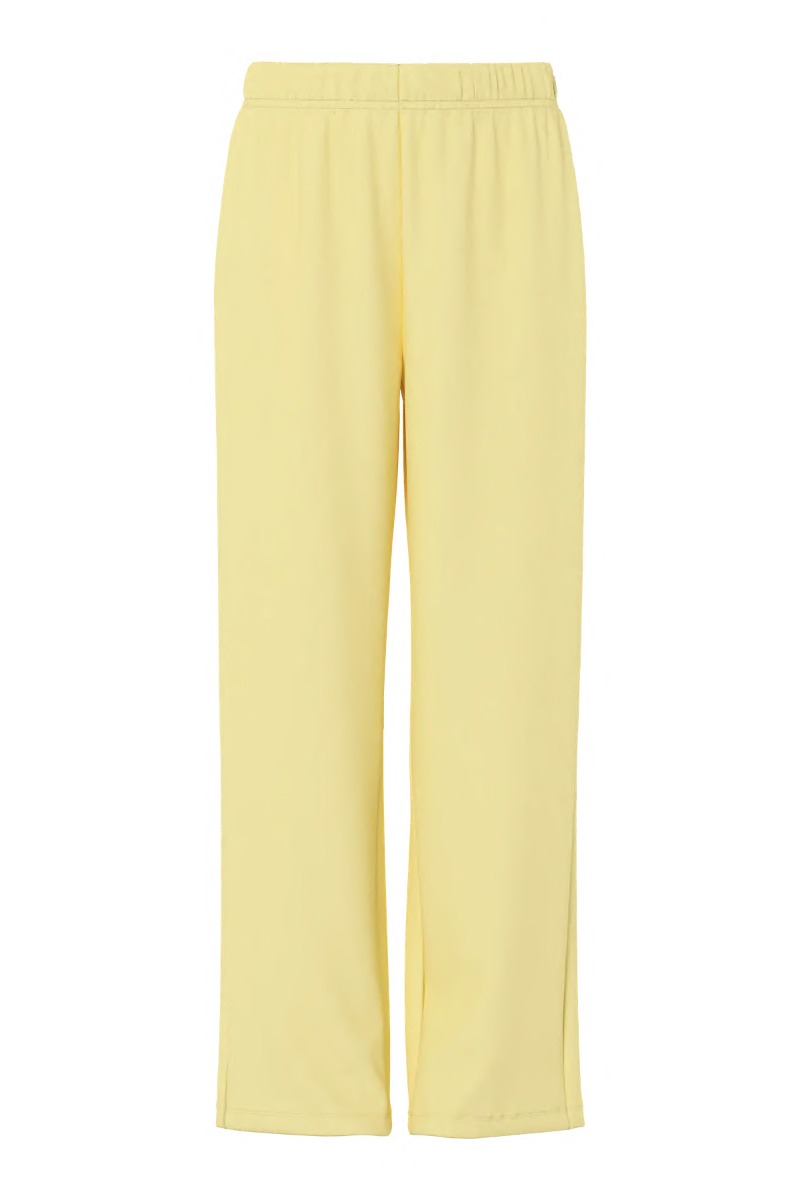 Bukser   Chilli Hw Wiide Sweat Pants   Pale Banana fra Pieces