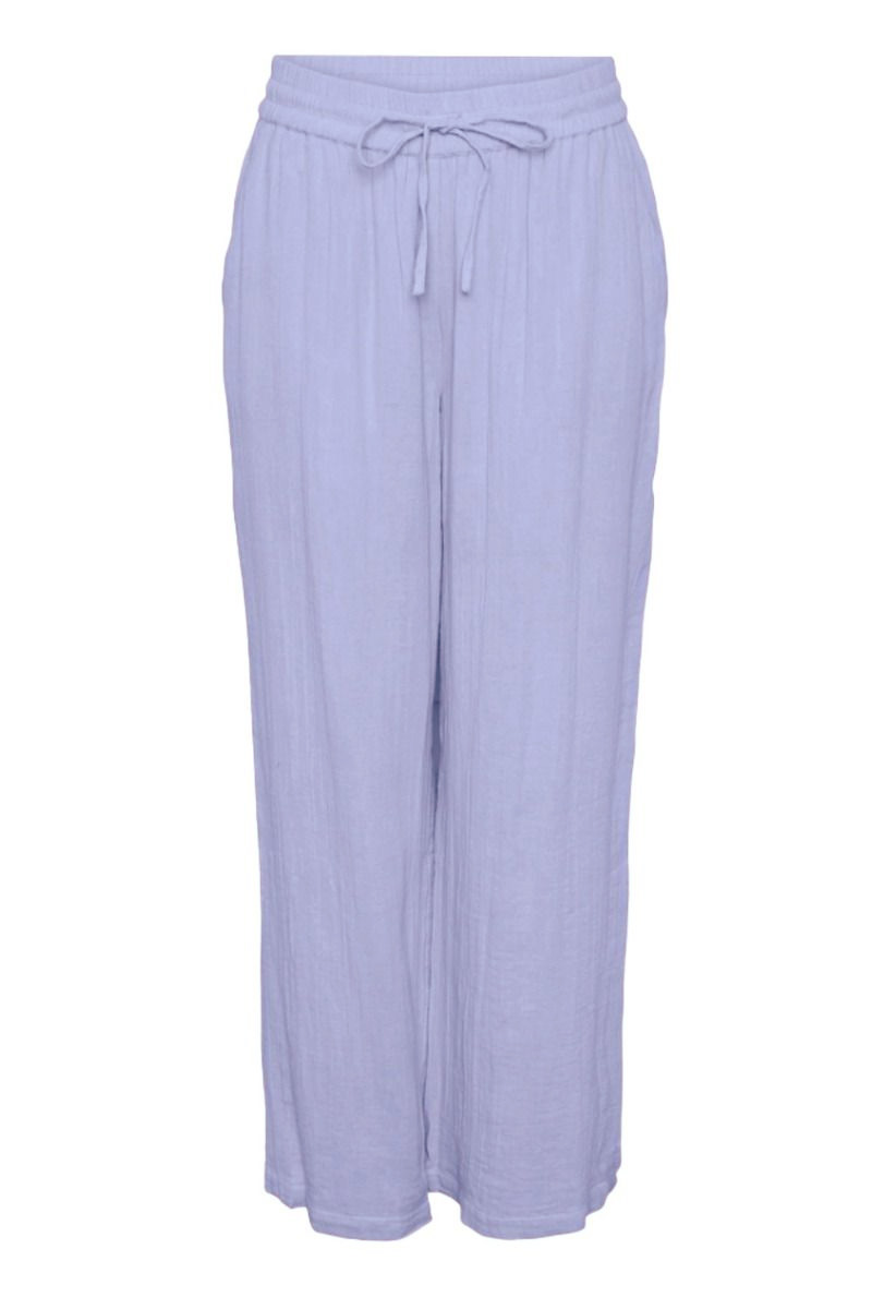Bukser   Pc Mastina Hw Wide Pants   Hydrangea fra Pieces